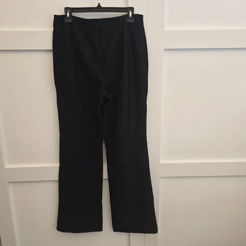 Chico's Black Label Lace Wide Leg Pants - 8 Reg - Black NWT - Picture 6 of 13